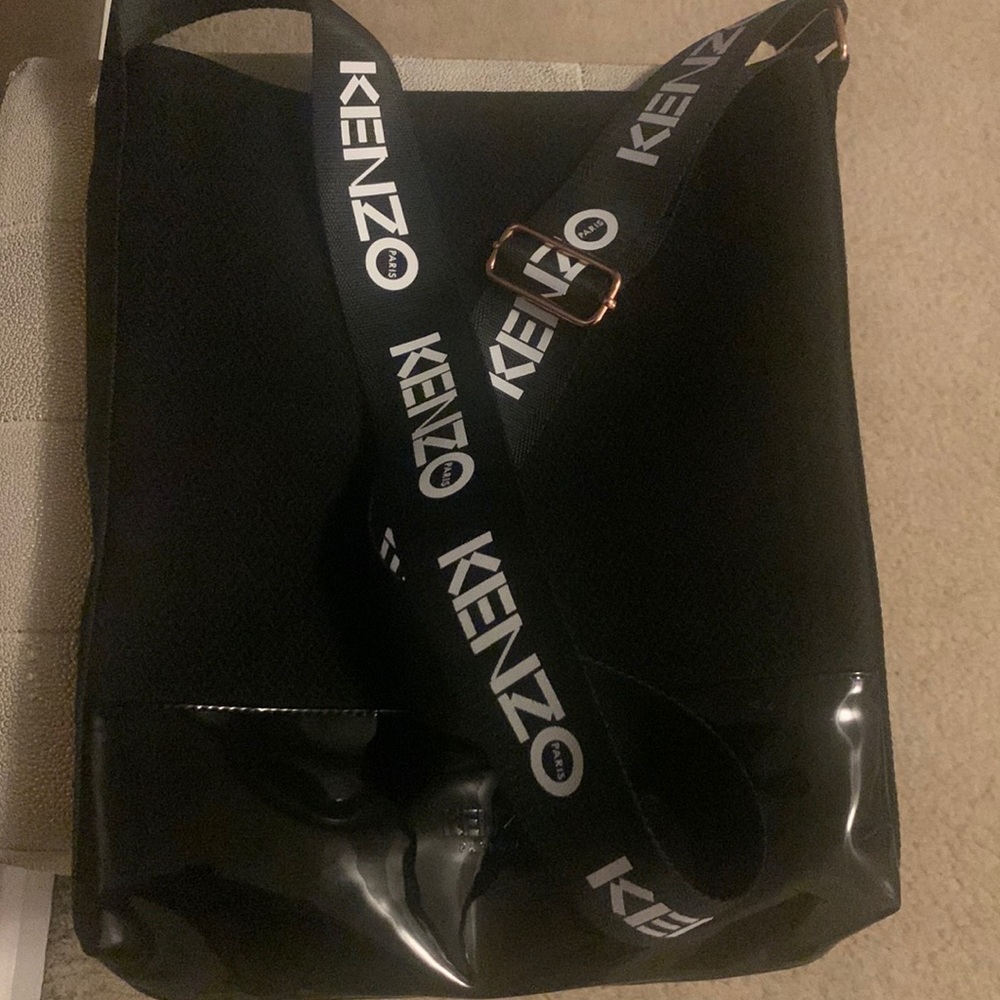 Black Kenzo crossbody bag.